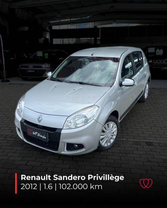 RENAULT SANDERO 1.6 PRIVILÉGE 16V FLEX 4P AUTOMÁTICO